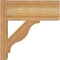 Ekena Millwork Funston Block Rough Sawn Outlooker, Western Red Cedar, 8"W x 18"D x 18"H OUT08X18X18FST05RWR - alternate 3